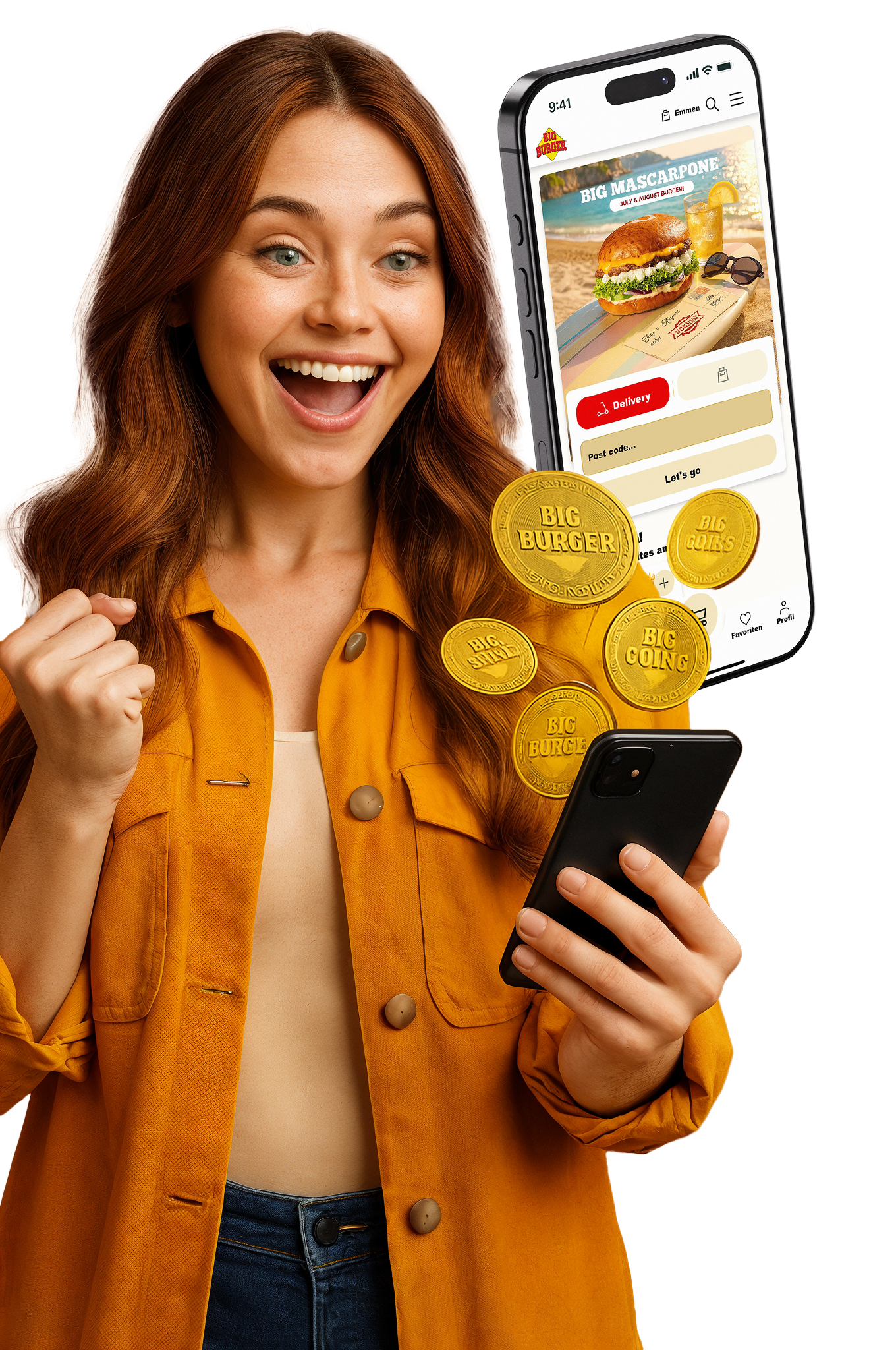 Big Burger App në iPhone